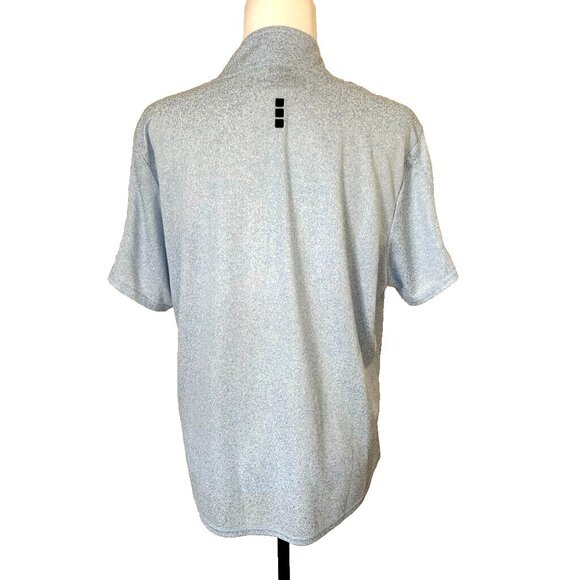 JAMIE SADOCK Short Sleeve Golf Polo Shirt Top Size XL Blue w/ Silver Buttons - Picture 6 of 7